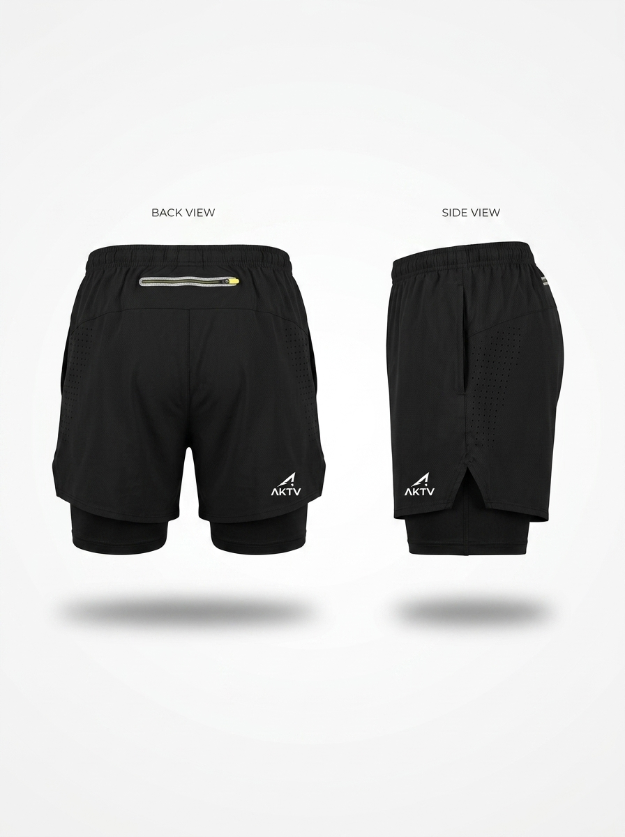 AKTV 2-in-1 Performance Shorts