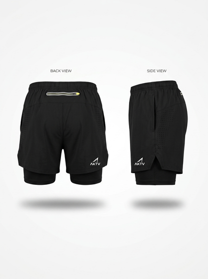 AKTV 2-in-1 Performance Shorts